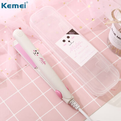 

Mini Portable Steam flat Hair iron hair straightener Curler Straightening steampod Cute Professional Curling Hair irons