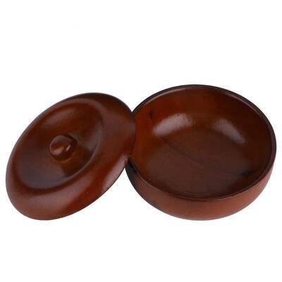 

Greensen Rubber Wood Shaving Soap Cream Bowl Men Foaming Shaving Bowl with Cover