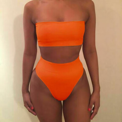 

Women Bikini Set Push-up Bra High Waist Swimsuit Swimwear Beachwear Bathing Suit