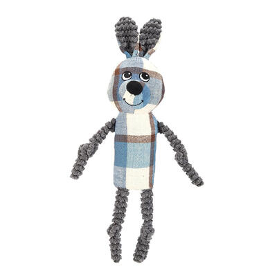 

Cute Animal Shaped Canvas Plush Squeak Toy Pet Dog Chew Bite Resistant Toys