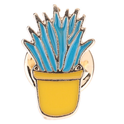 

Lapel Newest Handmade Plant Green Charming Women Pins Brooch Cactus