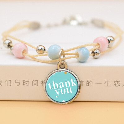 

DIY Bracelet--Mothers Day Gift Time Gemstone Ceramic Bracelet DIY Bracelet