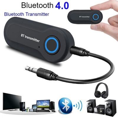 

Wireless Bluetooth 40 Transmitter Stereo 35mm Audio Music Adapter for TV Phone PC TV DVD PC MP3
