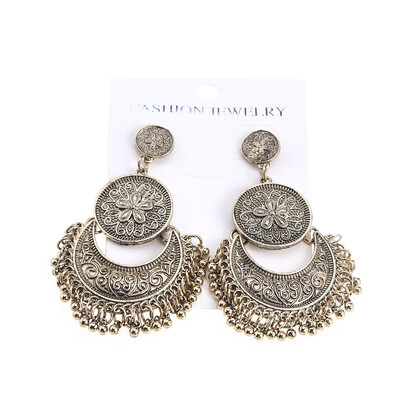 

Bohemia New Women&Carved Vintage Novelty Earrings Top Lovely Fashion Necessaries New
