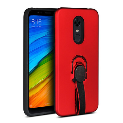 

Magnetic Car Mount Case Xiaomi Redmi 5 5 Plus Finger Ring Holder Case Redmi 5 Plus 5plus Hybrid Silicone TPU Cover Hard Case