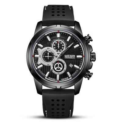 

MEGIR 2101 Mens Analog Quartz Sport Waterproof Watches Men Luxury Business Watch