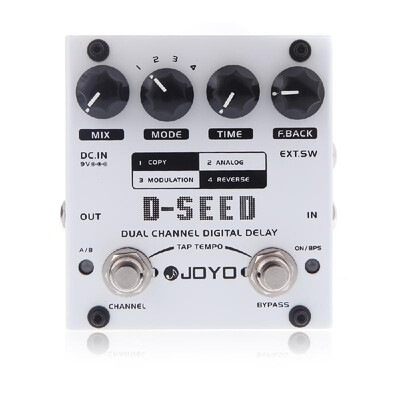 

JOYO D-SEED Dual Channel Digital Delay Guitar Effect Pedal with Four Modes