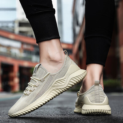 

Fashionable breathable flying woven mens shoes net shoes shoes thin sports mesh tide shoes