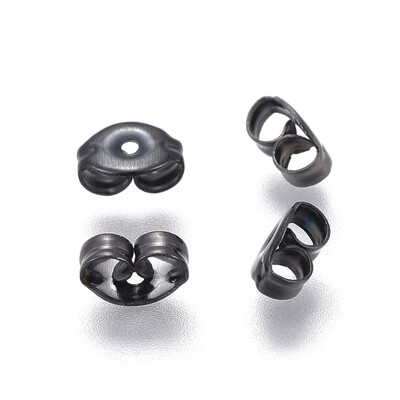 

304 Stainless Steel Ear Nuts Gunmetal 6x45x3mm Hole 08mm