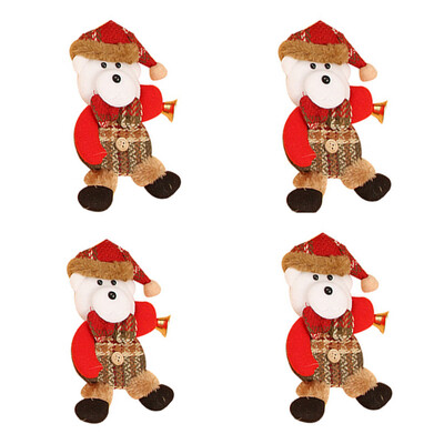 

〖Follure〗Christmas Ornaments Gift Santa Claus Snowman Reindeer Toy Doll Hang Decorations