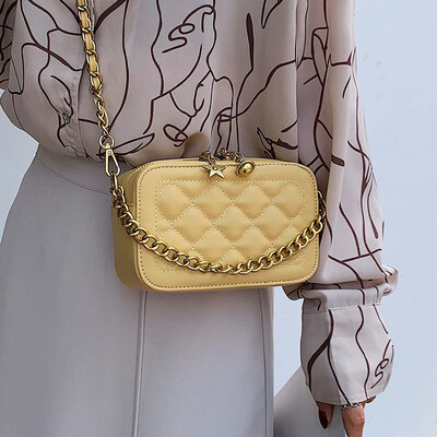 

Senior sense French niche bag female bag 2019 new chain handbag summer small fresh ins messenger bag