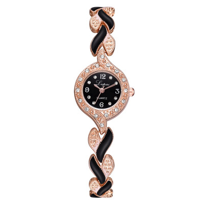 

LVPAI P867 Women\ Watch Elegant Fashion Diamond Alloy Bracelet Watch