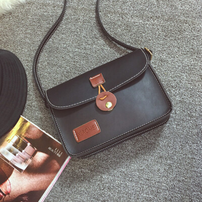 

Tailored Women Circular Buckle Retro Fashion Simple Single-shoulder Bag Messenger Bag