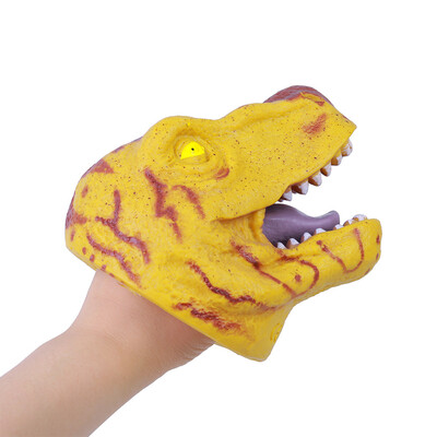 

Tailored Dinosaur Soft Hand Puppet Baby Infant Kid Toy For jaws Cake Decoration Topper