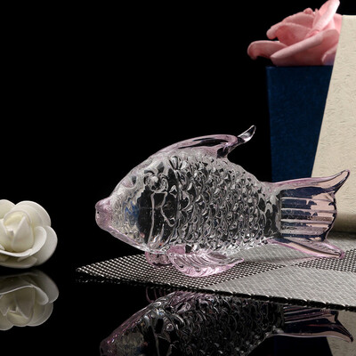 

Toponeto Crystal Goldfish Wedding Decor Paperweight Figurine Gift Crafts Home Decor