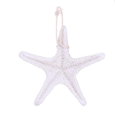 

Mediterranean Style Sea Star Shape Resin Crafts Fishing Net Pendant Decor