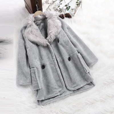 

Tailored New Womens Exquisite Faux Fur Coat Soft Fleece Thick Jacket Plus Size Coat