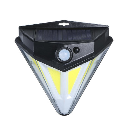 

COB Light Source 84pcs LEDs Solar Powered Wall Lamp Diamond-shaped PIR Motion Sensor Lights Emergency Safety Light Outdoor Water-r