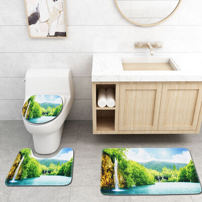 

〖Follure〗3pcs Non-Slip Bath Mat Bathroom Kitchen Carpet Doormats Decor