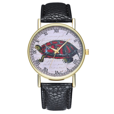 

Susenstone High Quality 2018 Hot Sale Women Fashion Tortoise Luxury Leisure Leather Stainless Steel Quartz Watch Gift &Ff