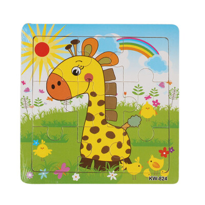 

Gotoamei Wooden Giraffe Jigsaw Toys For Kids Education And Learning Puzzles Toys