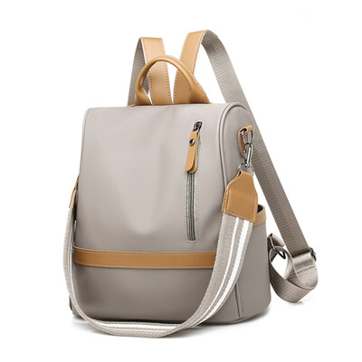 

Korean version shoulder bag ladies waterproof Oxford backpack large capacity leisure travel fashion dual-purpose multi-functional