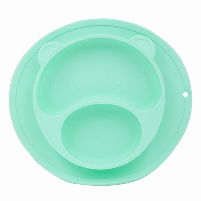 

Suction Plates Silicone Suction Feeding Plate Divided Silicone Platemats Food Feeding Tray for Babies