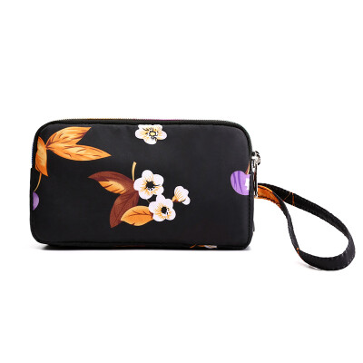 

Mini printing hand bag female flower printing hand bag portable mobile phone bag coin purse small cloth bag