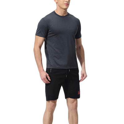 

Toponeto Mens Elastic Fitness Short T-shirt Fast Drying Tops Pants Sports Tight Suit