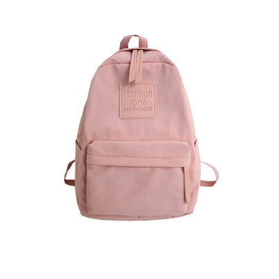 

Double-shoulder bag womens fashion old girls bag Korean high school college studentss tide brand backpack