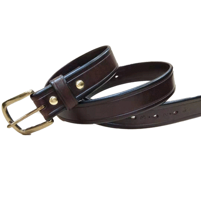 

Korean version of the casual belt top layer cowhide leather simple printing imported 30 inch three alloy buckle pin buc