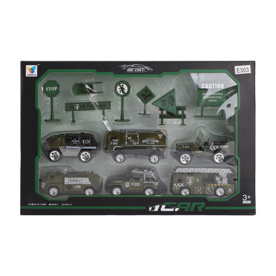 

Ktaxon Mini Simulation Military Vehicle Playset Cars Model Alloy Army Tank with Accessories