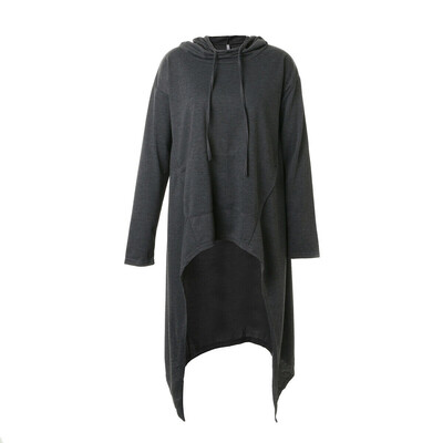 

Long Hoodie Fleece Loose Tunic Top Womens Pullover Hooded Sweatshirt Oversized