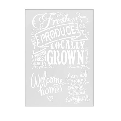 

Plastic Spray Stencil DIY Stamp Painting Template Cake Coffee Biscuit Mould