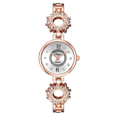 

New Fashion Watches Women Creative Hollow Bracelet Ladies Casual Dress Quartz Wristwatch With Rhinestone Clock Reloj Mujer