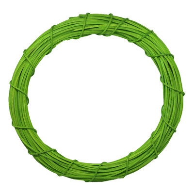

Solid Color Rattan Round Wreath Hoop Hanging Door Wall Wedding Christmas Decor