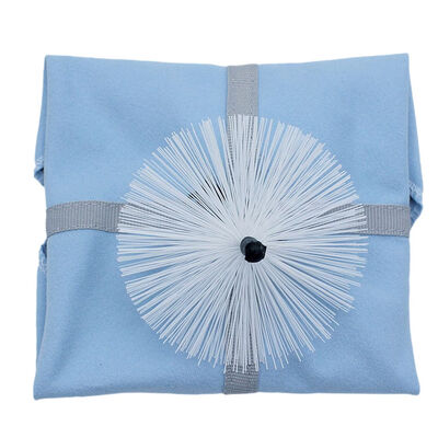 

Universal Microfiber Cleaning Polishing Cloth Swab with Nylon Wire Brush Head for Saxophone