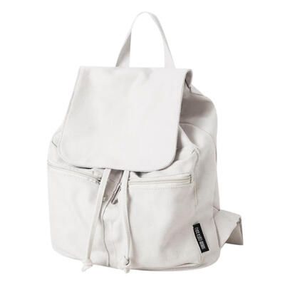 

Canvas Backpack Shoulder School Bag for Teen Girl Women Pure Color Rucksack