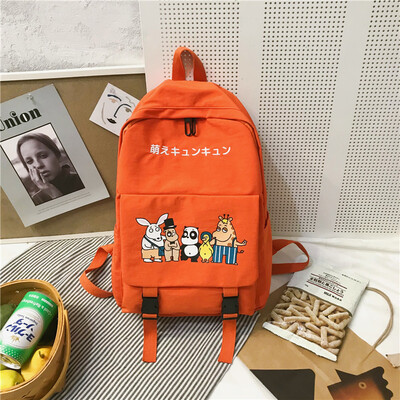 

Insfeng schoolbag female Korean version high school backpack undergraduate antique feeling junior high school girls shoulder bag