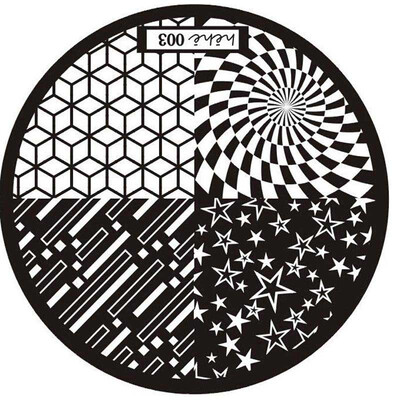 

Toponeto New Pattern Nail Art Image Stamp Stamping Plates Manicure Template 003