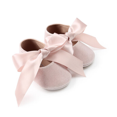 

Baby Girl Shoes Riband Bow Lace Up PU Leather Princess Baby Shoes First Walkers Newborn Moccasins For Girls