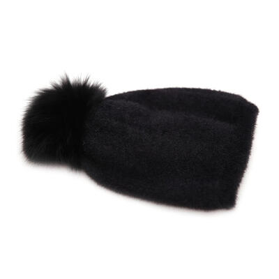 

Fashion Women Fur Winter Warm Hat Pom Ball Cap Casual Knitted Beanie Hats