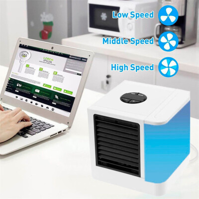 

〖Follure〗USB Mini Portable Air Conditioner Humidifier Air Cooler Upgraded MuteEU Charger