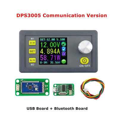 

DPS3005 USB Bluetooth Communication Constant Voltage Current Step-down Power Supply Module Voltage Converter LCD Voltmeter
