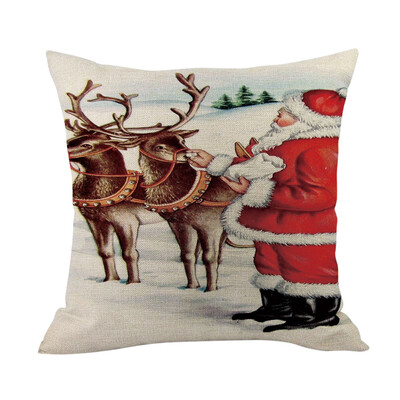 

〖Follure〗Merry Christmas Cushion Cover Square Pillow Case Home Decor
