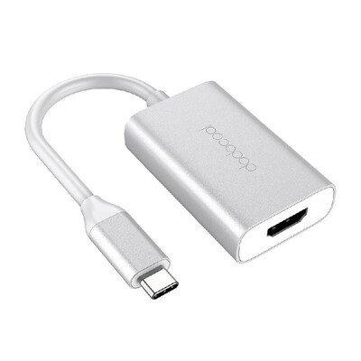 

dodocool Aluminum Alloy USB-C to HD Output Adapter Support 4K Resolution USB Type-C Converter for MacBook MacBook Pro 2017 iMa