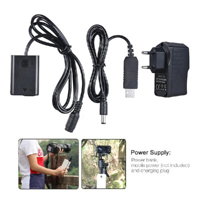 

Andoer NP-FW50 Dummy Battery 5V 3A USB Power Adapter Cable with Power Plug Replacement for AC-PW20 for Sony NEX-3567 Series A