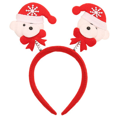 

〖Follure〗Christmas Bow Headband Tiara Party Decorations Snow Head Hoop Hair bands