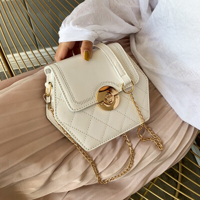 

Qiao Bani 2019 new Korean chic fashion diamond rhombic chain bag shoulder diagonal trend wild women bag