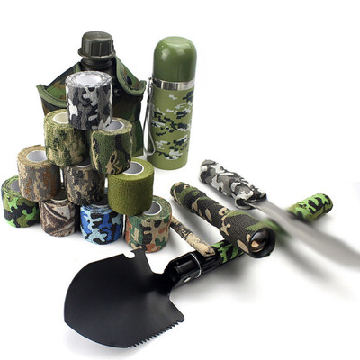 

5cmx22m Army Camo Outdoor Hunting Shooting Tool Camouflage Stealth Tape Waterproof Wrap Durable